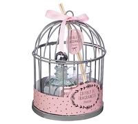 Coffret Senteur Romance Zen Cage en métal, Diffuseur de Parfum et Bougie parfumée - Atmosphera