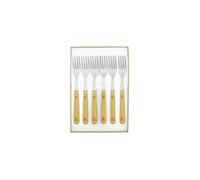 Coffret Service 6 Fourchettes de Table Nontron - Manche en Buis - Marque NONTRON