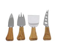 Table Passion - Coffret service fromage 4 couverts de service bois et inox