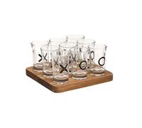 - Coffret Shooter "Jules" 10 pièces en Verre et Bois Transparent