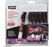 Coffret Skrib Marqueur peinture acrylique - Dragées - 6 marqueurs G