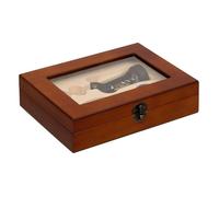 Coffret Sommelier 3 Pièces ""Cave"" 22cm Marron