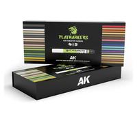 Coffret spécial de marqueurs acryliques, 34 pièces, pour modélisme et miniatures
