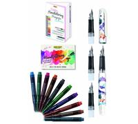 Coffret - Stylo Plume - Calligraphie - 3 Plumes Différentes - 10 Cartouches - Online