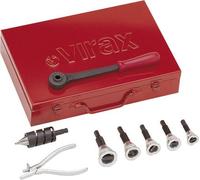 Coffret T-rax VIRAX liquet 5 outils Ø12 à 22 mm avec foret et pince à pointer - 252730