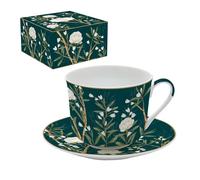 Coffret Tasse Déjeuner en Porcelaine en Boite Cadeau 40 cl Royal Pivoine - EASYLIFE