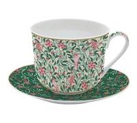 Coffret Tasse Déjeuner Floral Fantasy 40 cl - Porcelaine
