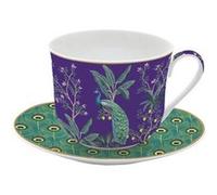 Coffret Tasse Déjeuner Imperial Peacock - 40 cl - Porcelaine