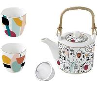 Coffret Théière Modernism Service à Thé Design Complet - Easy Life