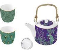 Coffret Théière Paon Impérial Design élégant Paon Impérial - Easy Life