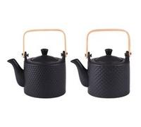 Coffret théière Snow black mat 0,8 l (1 modèle aléatoire)