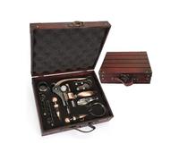 Coffret Tire-Bouchon Vin Cadeau Bois Vintage