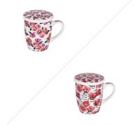 Coffret tisanière avec filtre Rosalia 36 cl (lot de 2) - Trend'up