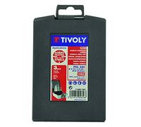 Coffret TIVOLY de 3 forets métaux coniques lisses HSS Ø 3-14/5-20/16-30,5 mm