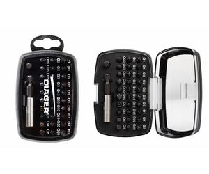 Coffret torsion embouts DIAGER 32 pièces + porte-embout FOX II - 632C