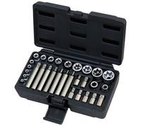 KS Tools Coffret d'embouts Torx 922.4300 – 30 pièces – 1/4" 3/8" 1/2" E4–E24 T20–T55