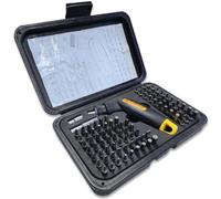 COFFRET TOURNEVIS A CLIQUET ORIENTABLE et EMBOUTS DE VISSAGE - 98 PCS