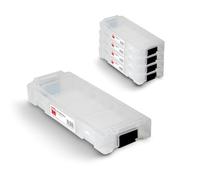 Coffret TOX L-BOXX Micro en lot, empilable et encliquetable avec le système L-BOXX, divisible en 8 compartiments, rangement pour chevilles et vis, transparent, lot de 5 pièces, 094909145