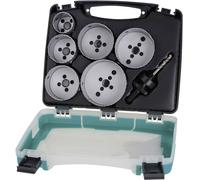 wolfcraft Coffret de 6 Scies Cloches BIM Multimatériaux Ø 40-86 mm