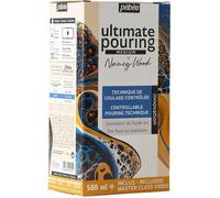 Pébéo – Médium pour coulée Ultimate Pouring Medium A+B, vidéo masterclass – 500 ml
