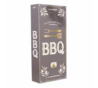 Coffret Ustensiles de Barbecue - COOK CONCEPT - Pince Fourchette Spatule - Gris