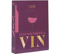 Coffret Vin 5 Pièces "Livre" 18cm Violet Violet