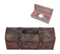 Coffret Vin Bois Motif Imprimé, Boîte Emballage Bouteille Champagne Alcool | 35.5x13.5x13cm Coffret Cadeau Vin, Bois Motif Imprimé, Emballage Bouteille Champagne Alcool pour Offrir Anniversaire Fête