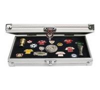 Coffret-vitrine pour pin's, insignes, etc. G