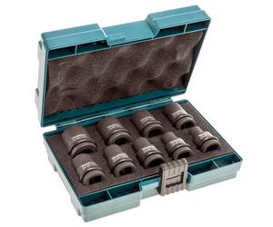 Coffrets 9 douilles 1/2'' pour boulonneuses à chocs - MAKITA B-66232