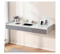 Coffrets de maquillage Petit Bureau D'ordinateur Suspendu | Table Murale, Bureau Suspendu Pour Ordinateur Portable | Pour Les Chambres-bureaux De Petite Taille(3-Grid-140CM)