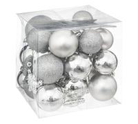 Coffrets Décoration sapin de Noël 35 pièces - Argent