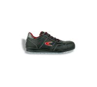 Chaussures de sécurité basses en cuir ZATOPEK S3 SRC - noir et rouge - taille 40 COFRA