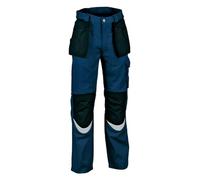 Cofra V064-0-02.Z50 Carpenter Pantalon, Bleu Marine/Noir, 50