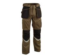 Cofra V064-0-03.Z58 Carpenter Pantalon, Taupe/noir, 58