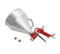 COGEX 079126 Pistolet à Crépir Pneumatique Aluminium - Projeteuse Mortier 4.5L - 3 Buses - Pression 4 Bars - Façade Enduit