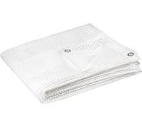 COGEX 082653 Bâche Armée Transparente 2 x 3 m 160 g/m² avec Œillets | PE enduit, 160 g/m², imperméable, stabilisée UV, ourlets et œillets, dimensions brutes 2 × 3 m