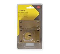 COGEX 647441 Verrou de Porte à Cylindre Ø25 mm - Verrou de Sécurité Intérieur/Extérieur avec 3 Clés - Verrouillage vec Visserie