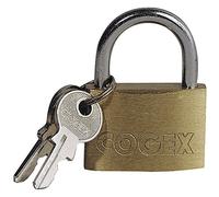 COGEX 80407 Cadenas en Laiton 40 mm - Cadenas vec 2 Clés - Anse en Acier Trempé - Sécurité Renforcée pour Portail, Garage, Coffret et Dépendance