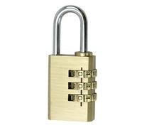 Cogex 80734 Cadenas à codes laiton 3 rouleaux