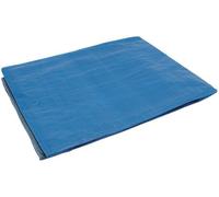 COGEX 82003 Bâche de Protection 2 x 3 m Bleu - Bâche Imperméable en Polyéthylène Tramé - avec Œillets et Bords Ourlés - Protection Bricolage et Extérieur