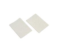 COGEX 85648 Patin adhesif Carré 75x100mm 2 pcs, Blanc