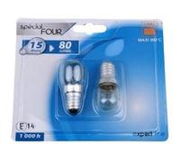 Cogex - ampoule four 15 w. E14 lot de 2 lampes - 489009 G