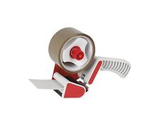 COGEX - Dévidoir de ruban adhésif avec rouleau - Rouleau havane 30m x 48mm - Emballer, lier, fermer, cercler, transporter - Ruban adhésif et dévidoir - Couleur: brun