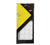COGEX - Patin adhesif feutre rond - Couleur: blanc - Ø 18 mm - 12 pièces - Facile et rapide à poser - Anti-rayures - Protège les sols de façon à déplacer les meubles sans rayer le sol