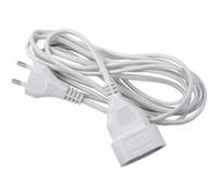 EXPERT LINE - 488051 - Rallonge Électrique 10 m Sans Terre - Prolongateur 230V 6A - Câble Souple 2 x 0,75 mm² - Usage Intérieur - Blanc - Appareils Faible Puissance
