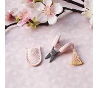 Cohana Mini Ciseaux, Cuir, Rose, Taille Unique