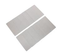 COHEALI 10 Pièces Feuille de Mica Électrique Ignifugée pour Micro-ondes, Coussinet Isolant Argenté Résistant aux Taches, pour Réparation de Four à Micro-ondes Domestique