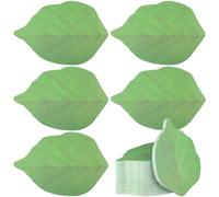 COHEALI 10 Pièces Notes Autocollantes Feuille Verte, Repositionnables | Papier, Forme Feuillage, Marque-pages de Page, pour Ordinateurs et Calendriers, Usage Quotidien