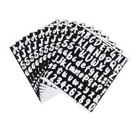 COHEALI 10feuilles Étiquette Autocollante Chiffres et Lettres de Alphabet Autocollant Chiffres et Lettres de Alphabet Stickers