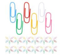 COHEALI 1200 Pièces Trombones Plastifiés Colorés Clips de Bureau Assortis Résistants pour Organisation de Documents Marque-pages et Papeterie École Bureau Usage Personnel
